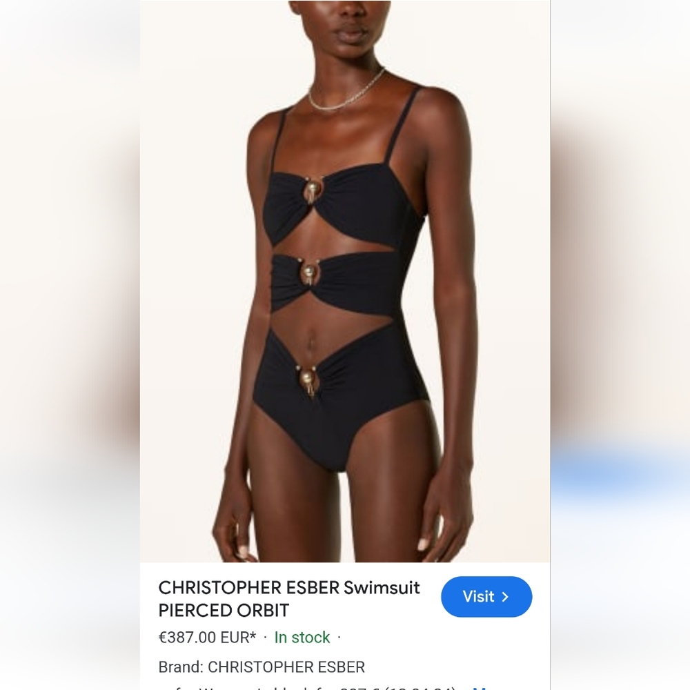 Swimsuit bodysuits CHRISTOPHER ESBER . USA size 0. UK size 4
